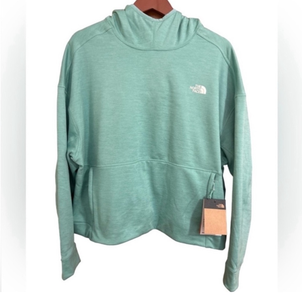 NWT The North Face Sea-foam Green Sweatshirt with Hood - XXL